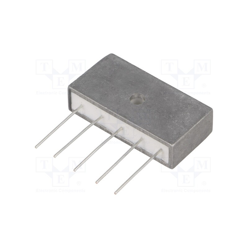 1 pcs x SEMIKRON DANFOSS - DBI 6-16 07640760 - Bridge rectifier: three-phase, Urmax: 1.6kV, If: 9A, Ifsm: 150A, THT
