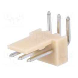 10 pcs x NINIGI - NS25-W3K - Socket, wire-board, male, NS25, 2.54mm, PIN: 3, THT, 250V, 3A, tinned