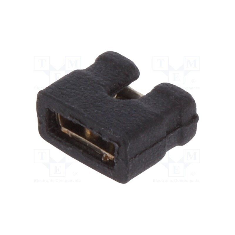 10 pcs x NINIGI - JUMPER-2.0/B - Jumper, pin strips, female, open, 2mm, 1x2, black