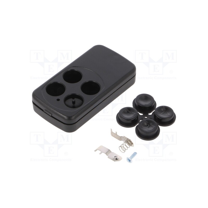 1 pcs x KRADEX - Z132 ABS - Enclosure: for remote controller, X: 35mm, Y: 65.5mm, Z: 13mm