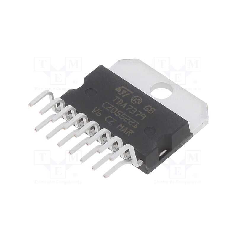 1 pcs x STMicroelectronics - E-TDA7379 - IC: audio amplifier, Pout: 38W, stereo, 8÷18VDC, Ch: 2, Amp.class: AB