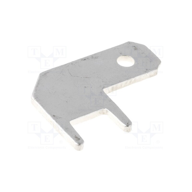 10 pcs x NINIGI - LS1537 - Terminal: flat, 4.8mm, 0.8mm, male, THT, brass, tinned, Pitch: 5mm