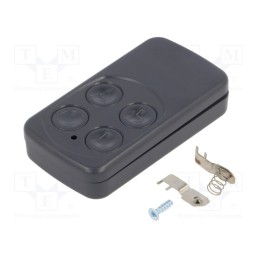1 pcs x KRADEX - Z132G ABS - Enclosure: for remote controller, X: 35mm, Y: 65.5mm, Z: 13mm