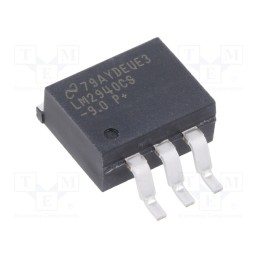 1 pcs x TEXAS INSTRUMENTS - LM2940CS-9.0/NOPB - IC: voltage regulator, LDO,fixed, 9V, 1A, TO263-3, SMD, , Ch: 1