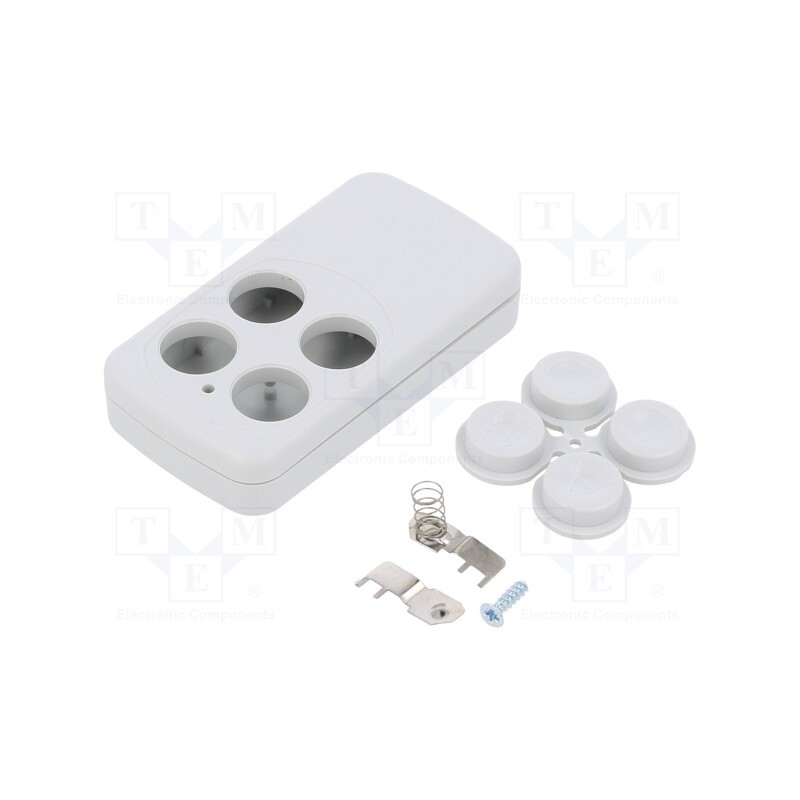 1 pcs x KRADEX - Z132J ABS - Enclosure: for remote controller, X: 35mm, Y: 65.5mm, Z: 13mm
