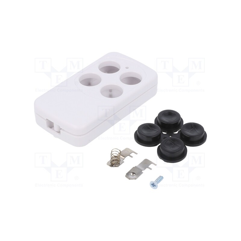 1 pcs x KRADEX - Z132 MIX4 ABS - Enclosure: for remote controller, X: 35mm, Y: 65.5mm, Z: 13mm