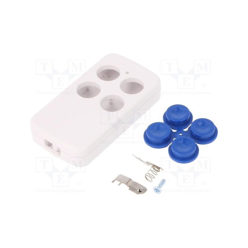 1 pcs x KRADEX - Z132 MIX2 ABS - Enclosure: for remote controller, X: 35mm, Y: 65.5mm, Z: 13mm