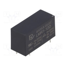 1 pcs x Recoy/RAYEX ELECTRONICS - LMR1-12D - Relay: electromagnetic, SPDT, Ucoil: 12VDC, 12A, 12A/250VAC, PCB