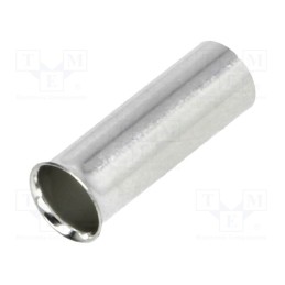 10 pcs x BM GROUP - BM 01512 - Tip: bootlace ferrule, non-insulated, copper, 10mm2, 15mm, tinned