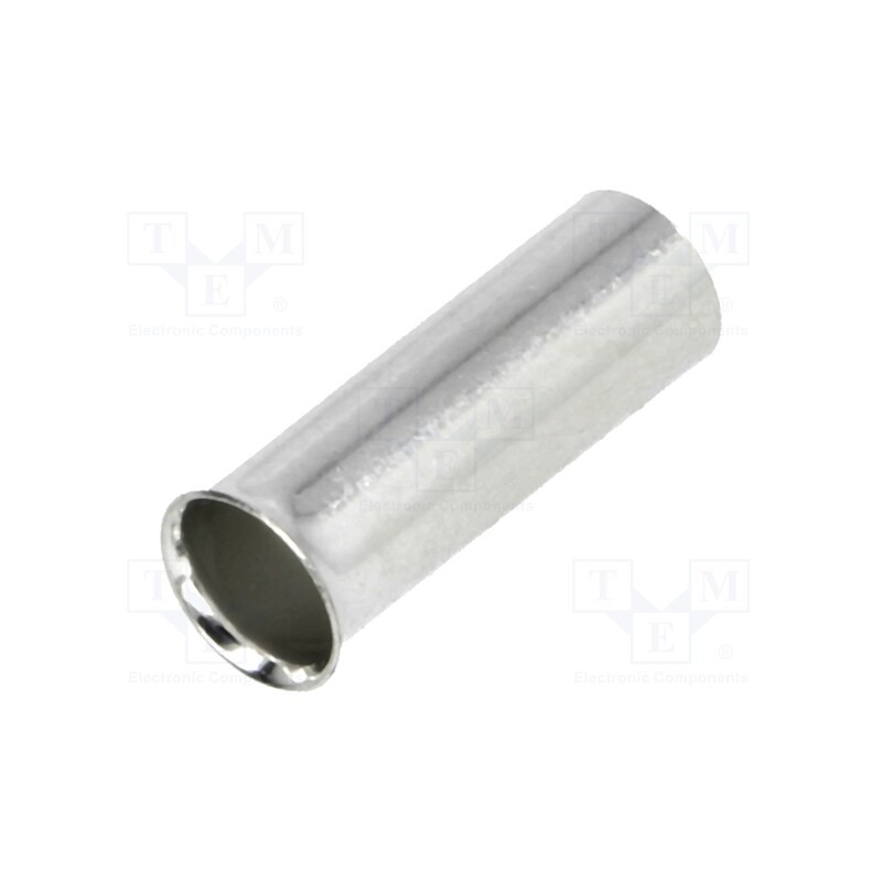 10 pcs x BM GROUP - BM 01512 - Tip: bootlace ferrule, non-insulated, copper, 10mm2, 15mm, tinned