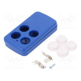 1 pcs x KRADEX - Z132 MIX1 ABS - Enclosure: for remote controller, X: 35mm, Y: 65.5mm, Z: 13mm