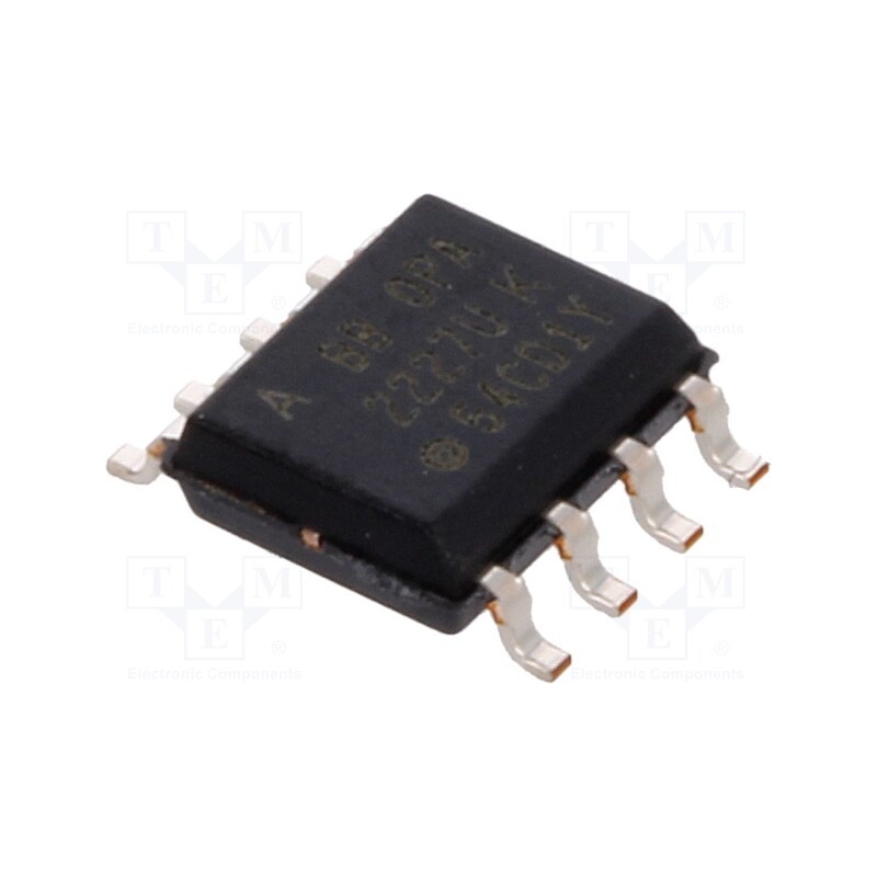 1 pcs x TEXAS INSTRUMENTS - OPA2227UA - IC: operational amplifier, 8MHz, Ch: 2, SO8, ±2.25÷18VDC,4.5÷36VDC
