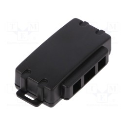 1 pcs x MASZCZYK - KM-11/BK - Enclosure: specialist, X: 25mm, Y: 52mm, Z: 16mm, ABS, black