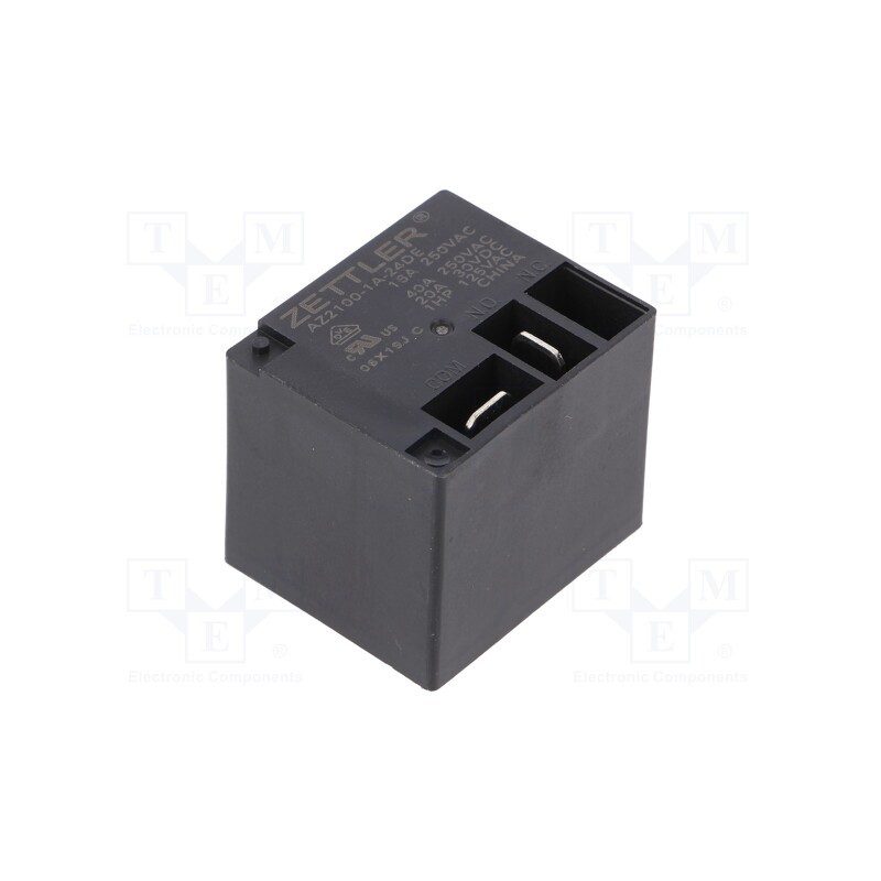 1 pcs x ZETTLER - AZ2100-1A-24DE - Relay: electromagnetic, SPST-NO, Ucoil: 24VDC, 40A, Series: AZ2100