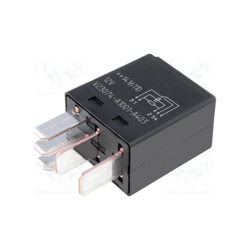 1 pcs x TE Connectivity - 4-1904124-3 - Relay: electromagnetic, SPDT, Ucoil: 12VDC, 20A, automotive, 119Ω