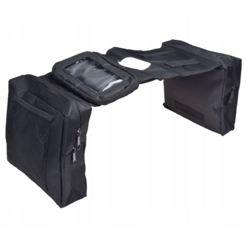 Atv quad fuel tank bag black w2