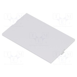 1 pcs x ITALTRONIC - P05040201F.BL - Front panel, without frame,with holder, grey