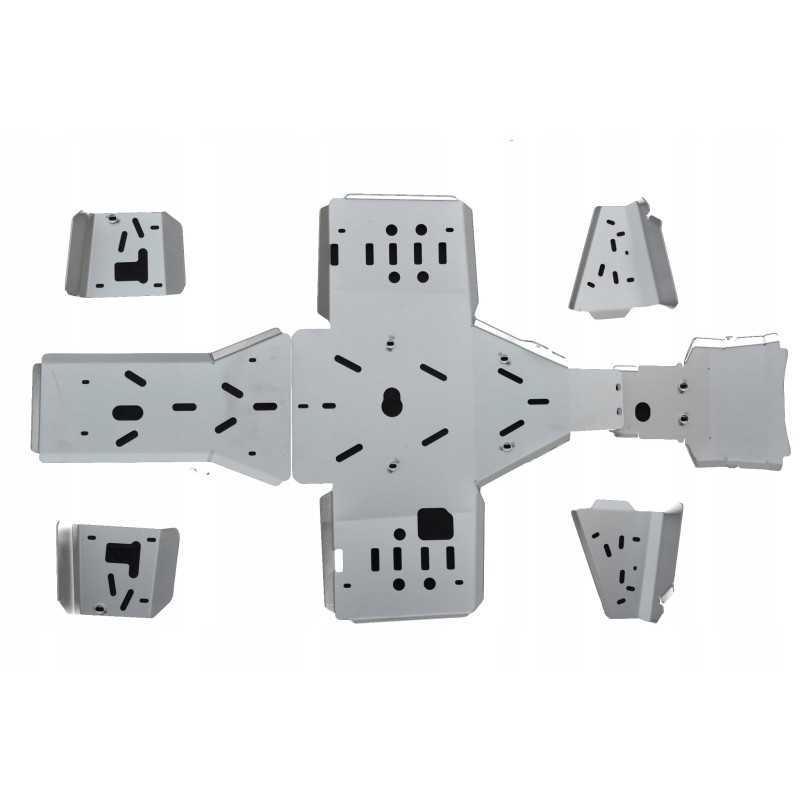 Kymco 500 aluminum bottom covers, independent axle