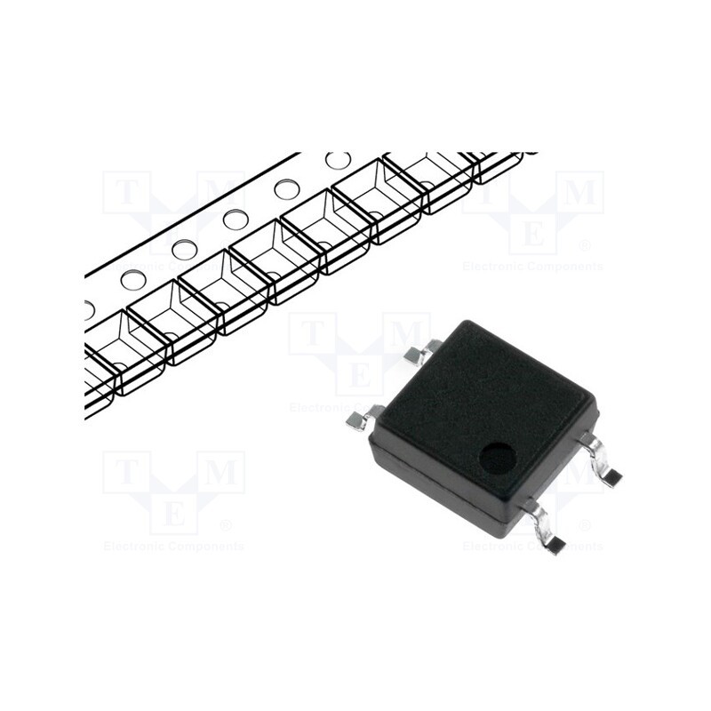 1 pcs x PANASONIC - AQY210KSJ - Relay: solid state, Icntrl max: 3mA, 120mA, max.350VAC, max.350VDC