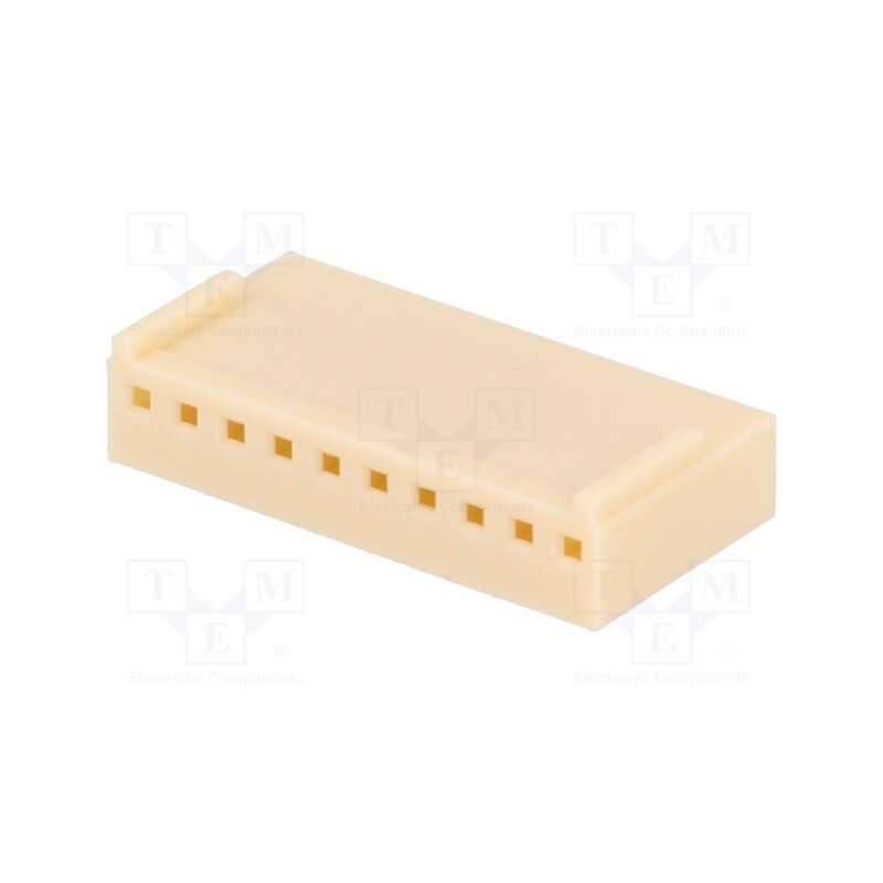 10 pcs x NINIGI - NS25-G10 - Plug, wire-board, female, NS25, 2.54mm, PIN: 10, w/o contacts, 250V