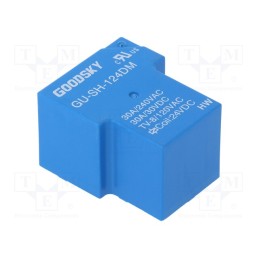 1 pcs x GOODSKY - GU-SH-124DM - Relay: electromagnetic, SPST-NO, Ucoil: 24VDC, 30A, Series: GU, PCB