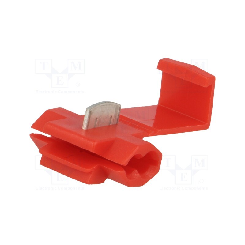 10 pcs x BM GROUP - BM 00110 - Quick splice, IDC, 0.25÷1mm2, 22AWG÷18AWG, for cable, red, 300V