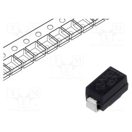 5 pcs x VISHAY - GF1K-E3/67A - Diode: rectifying, SMD, 800V, 1A, DO214BA, Ufmax: 1.2V, Ifsm: 30A
