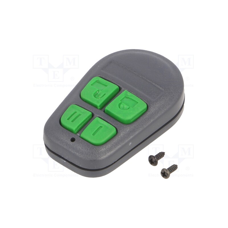 1 pcs x MASZCZYK - P-31DG/GR - Enclosure: for remote controller, IP20, X: 36mm, Y: 58mm, Z: 13mm