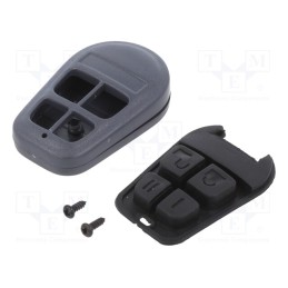 1 pcs x MASZCZYK - P-31DG/BK - Enclosure: for remote controller, IP20, X: 36mm, Y: 58mm, Z: 13mm