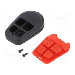 1 pcs x MASZCZYK - P-31BK/R - Enclosure: for remote controller, IP20, X: 36mm, Y: 58mm, Z: 13mm