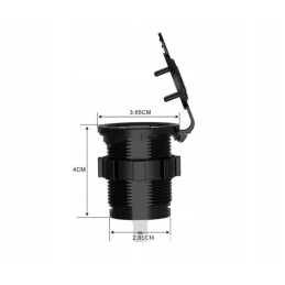 UTV USB socket, red display