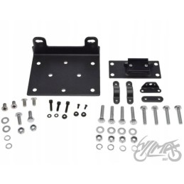 ATV winch 2500 1134 lbs kg 12v steel cable motogeneric