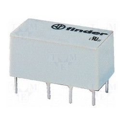 1 pcs x FINDER - 30.22.7.012.0010 - Relay: electromagnetic, DPDT, Ucoil: 12VDC, Icontacts max: 3A, PCB