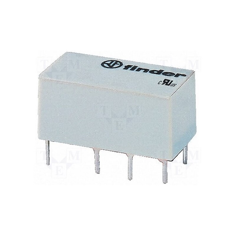 1 pcs x FINDER - 30.22.7.012.0010 - Relay: electromagnetic, DPDT, Ucoil: 12VDC, Icontacts max: 3A, PCB