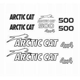 Replacement stickers for Quad Arctic Cat 500 set