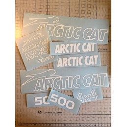 Replacement stickers for Quad Arctic Cat 500 set