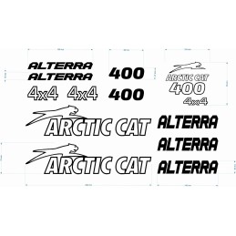 Replacement stickers for Quad Arctic Cat 400 Alterra
