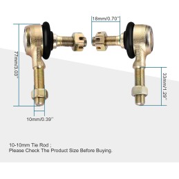 Tie rod head 10 x 10 mm tie rod end ball joint