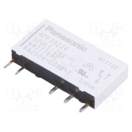 1 pcs x PANASONIC - APF30224 - Relay: electromagnetic, SPDT, Ucoil: 24VDC, Icontacts max: 6A, PCB