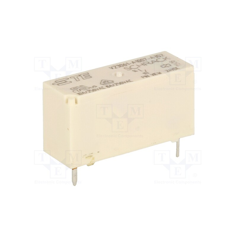 1 pcs x TE Connectivity - 3-1393222-9 - Relay: electromagnetic, SPST-NO, Ucoil: 24VDC, 8A, 8A/240VAC, THT