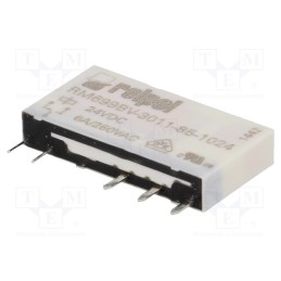 1 pcs x RELPOL - RM699BV-3011-85-1024 - Relay: electromagnetic, SPDT, Ucoil: 24VDC, 6A, 6A/250VAC, 6A/24VDC