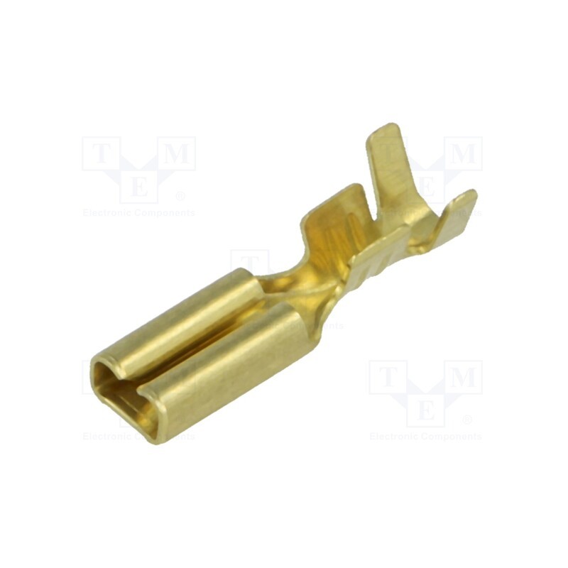 10 pcs x BM GROUP - BM 01390 - Terminal: flat, 2.8mm, 0.8mm, female, 0.5÷1.25mm2, crimped, brass