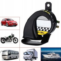 Sound signal horn siren 130db 12v quad