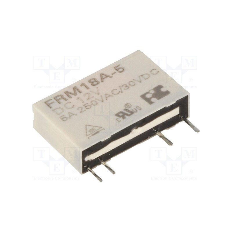 1 pcs x FORWARD INDUSTRIAL CO. - FRM18A-5 DC12V - Relay: electromagnetic, SPST-NO, Ucoil: 12VDC, Icontacts max: 5A