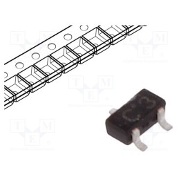5 pcs x TOSHIBA - 1SS362(TE85L.F) - Diode: switching, SMD, 85V, 80mA, 4ns, SOT416, Ufmax: 0.97V, Ifsm: 1A