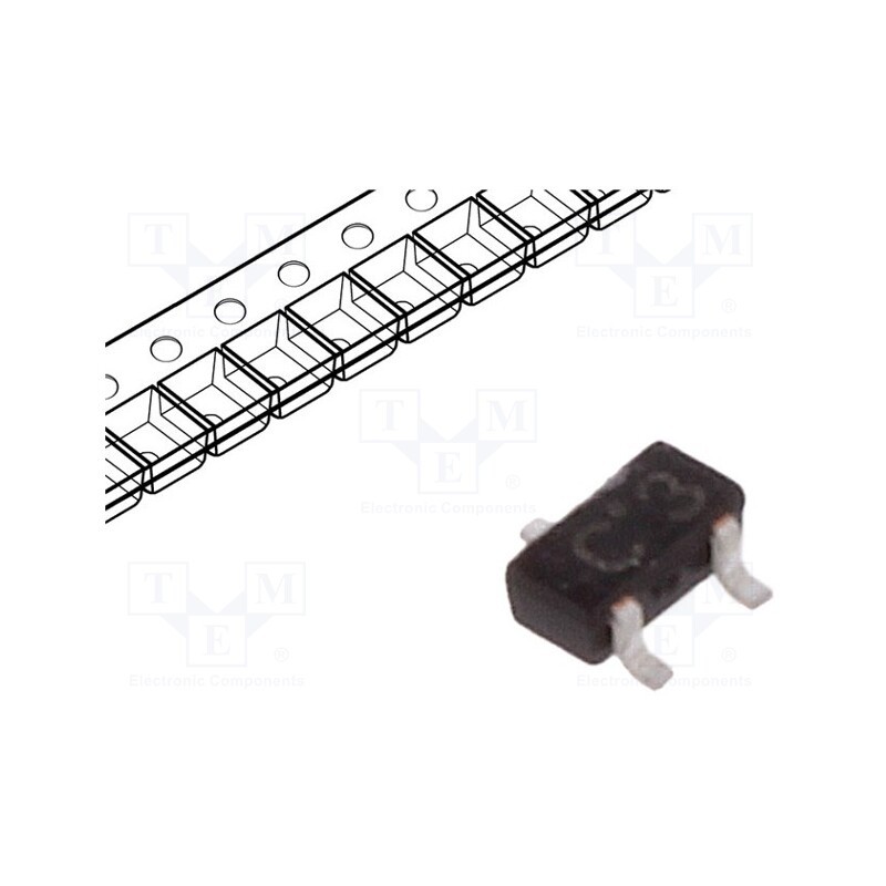 5 pcs x TOSHIBA - 1SS362(TE85L.F) - Diode: switching, SMD, 85V, 80mA, 4ns, SOT416, Ufmax: 0.97V, Ifsm: 1A