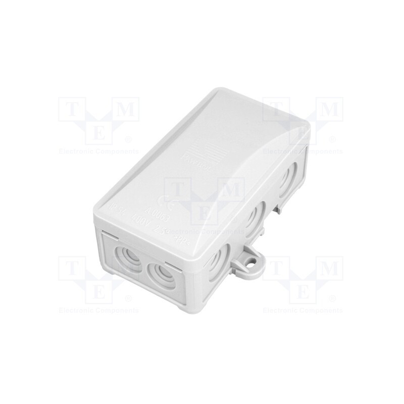 1 pcs x PAWBOL - A.0063 - Enclosure: junction box, X: 72mm, Y: 95mm, Z: 40mm, wall mount, IP54