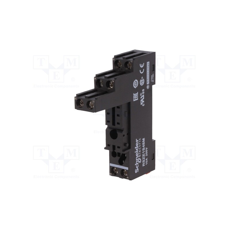 1 pcs x SCHNEIDER ELECTRIC - RSZE1S48M - Socket, PIN: 8, 10A, 250VAC, RSB2A080B7,RSB2A080BD,RSB2A080P7