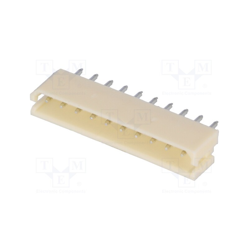 10 pcs x JOINT TECH - A2506WV-10P - Socket, wire-board, male, A2506, 2.5mm, PIN: 10, THT, 250V, 3A, tinned