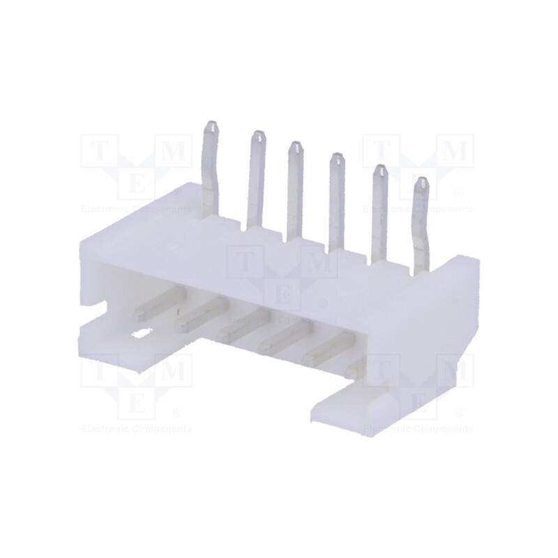 10 pcs x NINIGI - NXW-06K - Socket, wire-board, male, 2mm, PIN: 6, THT, 1A, tinned, -25÷85°C, 100V